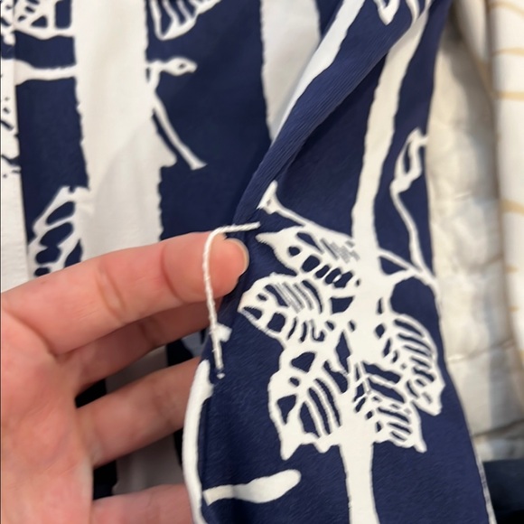 Bundle of J McLaughlin Catalina Cloth Floral and Zebra Shirt Dresses with Belts. - Picture 9 of 13